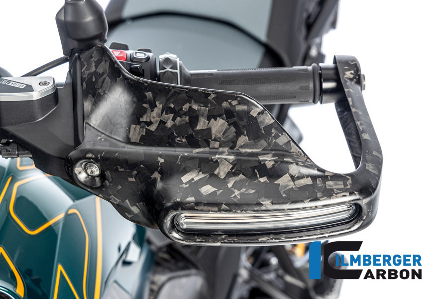 GRAND PROTÈGE-MAIN GAUCHE AVEC SUPPORT CLIGNOTANT CARBONE BMW R1300GS-R1300GSA