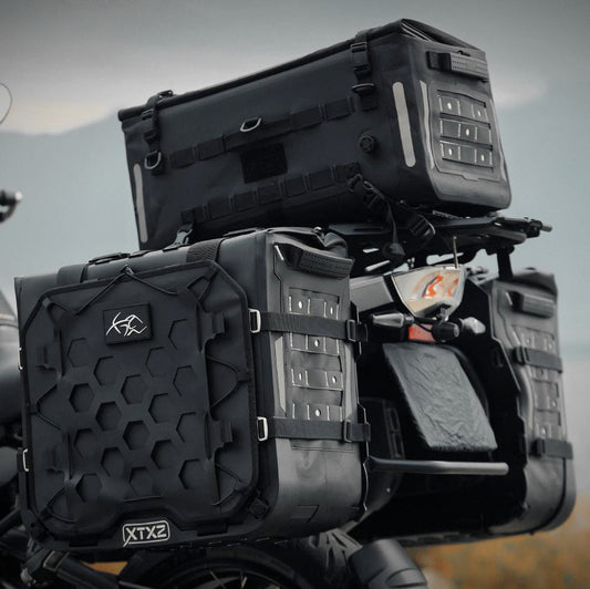 Sac arrière et bagagerie XTXZ pour bien charger sa moto trail