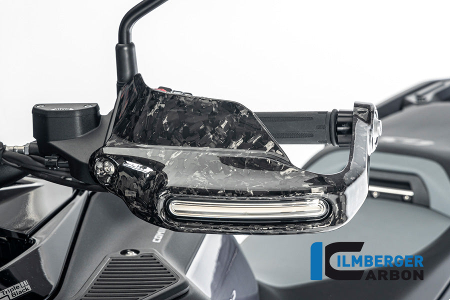 GRAND PROTÈGE-MAIN GAUCHE AVEC SUPPORT CLIGNOTANT CARBONE BMW R1300GS-R1300GSA