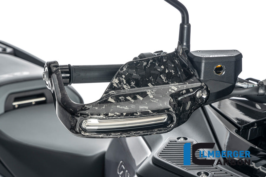 GRAND PROTÈGE-MAIN DROIT AVEC SUPPORT CLIGNOTANT CARBONE BMW R1300GS-R1300GSA