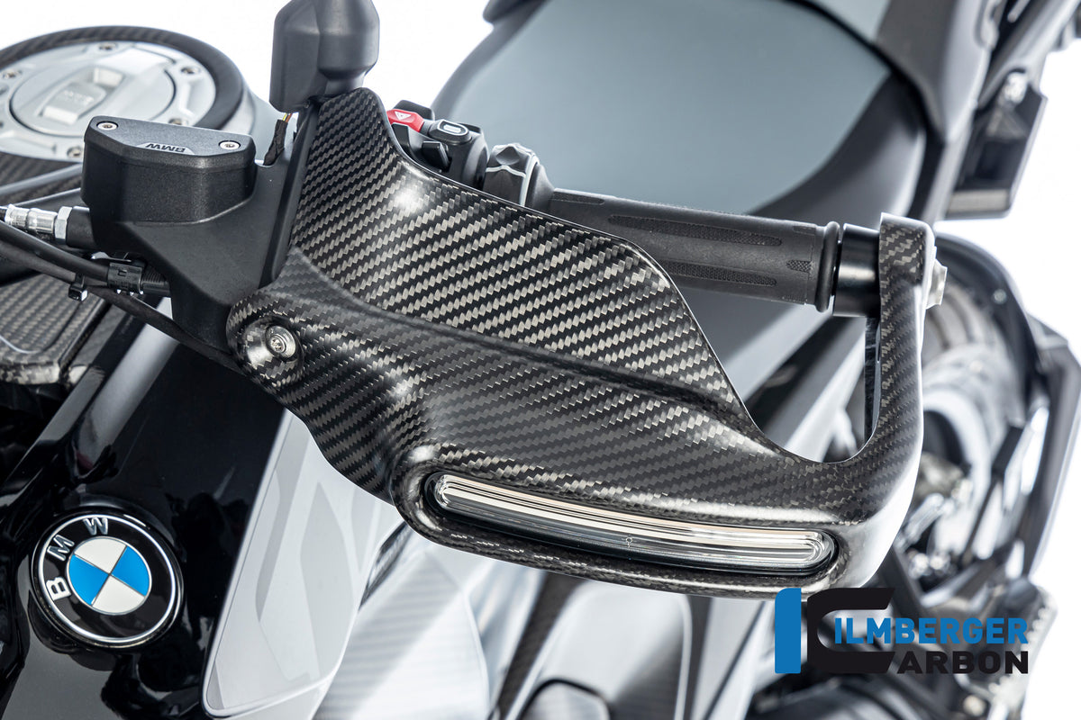 GRAND PROTÈGE-MAIN GAUCHE AVEC SUPPORT CLIGNOTANT CARBONE BMW R1300GS-R1300GSA