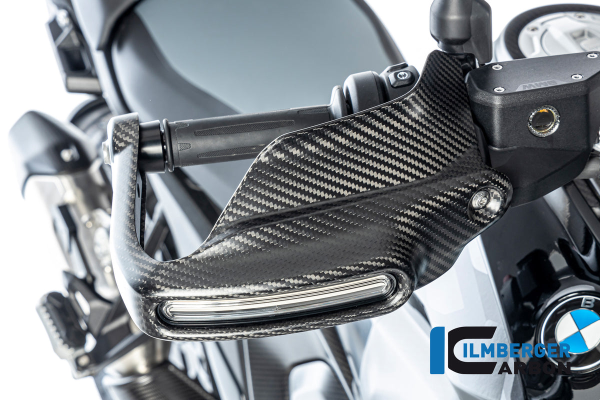 GRAND PROTÈGE-MAIN DROIT AVEC SUPPORT CLIGNOTANT CARBONE BMW R1300GS-R1300GSA