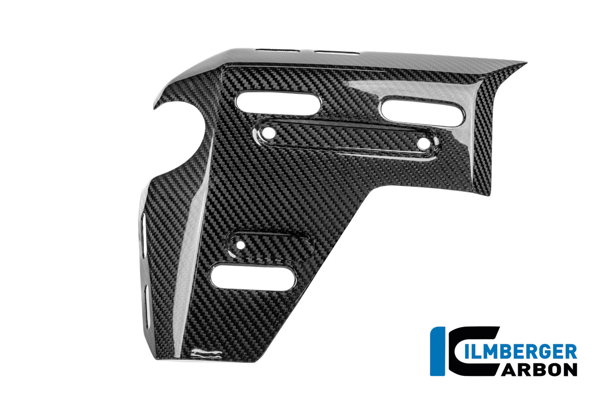 CACHE RADIATEUR GAUCHE AVEC PERÇAGES SUPPORT DE VALISES CARBONE BMW R1300GSA