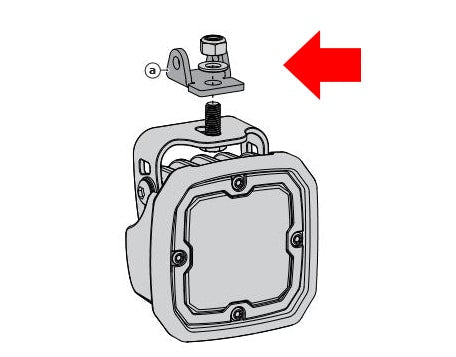 ADAPTATEUR DE SUPPORT DE FEUX DENALI SUR PLATINE D'ORIGINE BMW