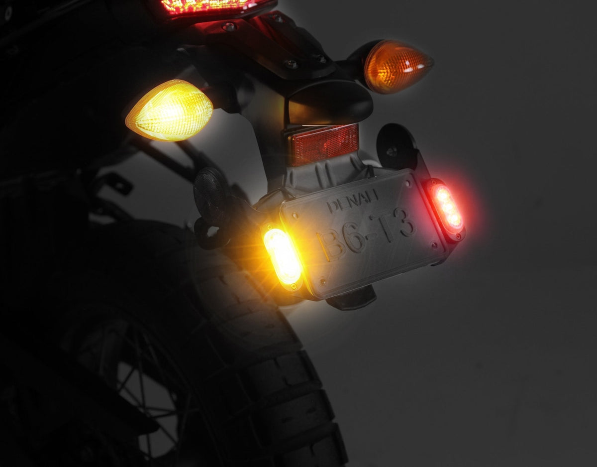 CLIGNOTANTS ARRIÈRE LED T3 SWITCHBACK DENALI AVEC SUPPORT DE PLAQUE